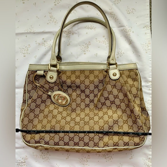 Gucci Monogram Bag Tote Purse - Picture 9 of 13